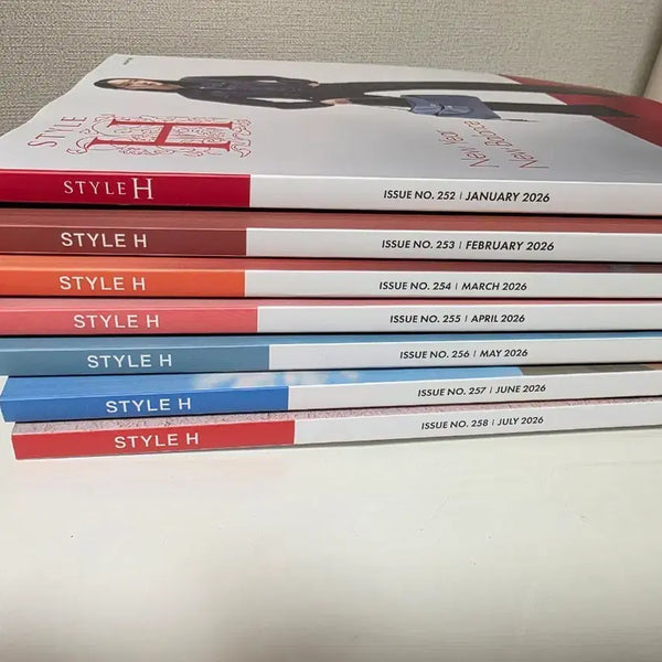 [BUNJANG] Style H Magazine (January-July 2026 Issues Bundle) / 스타일H 잡지 2026년 1월호~7월호잡지 묶음