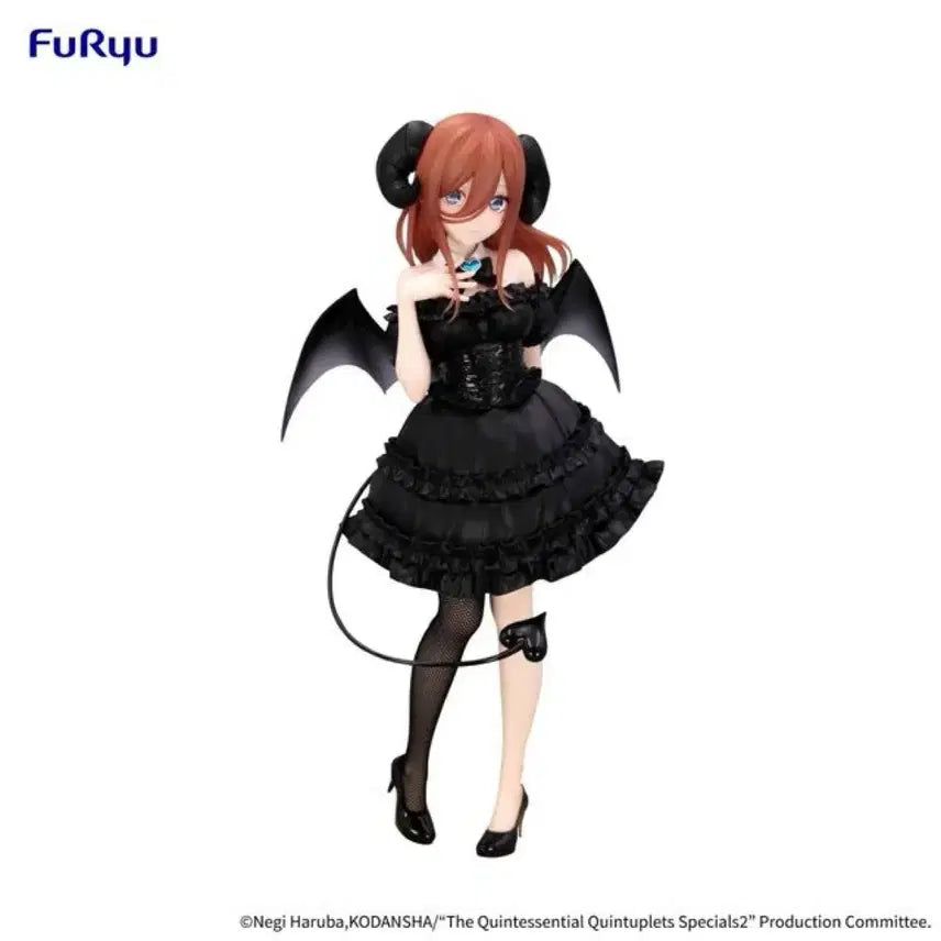 [BUNJANG] FURYU The Quintessential Quintuplets Nakano Miku Dark Demon Figure (Sealed) / [미개봉] 후류 비큐드 오등분의신부 나카노 미쿠 다크 악마 미소녀 피규어