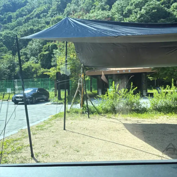 [BUNJANG] Polaris Recta Tarp + Holiday Pole Set / 폴라리스 렉타 타프 + 홀리데이 폴대 팝니다