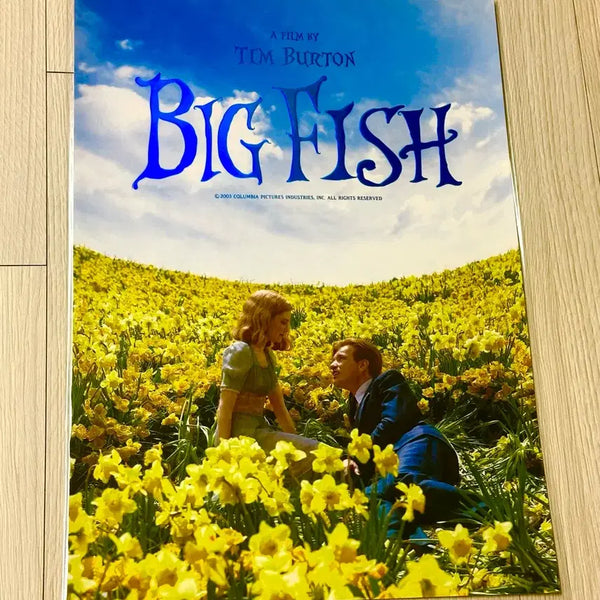 [BUNJANG] Tim Burton's Big Fish Original Movie Poster (A3) / [초희귀한정판]영화 팀버튼 빅피쉬 원개봉 오리지널 포스터(A3)