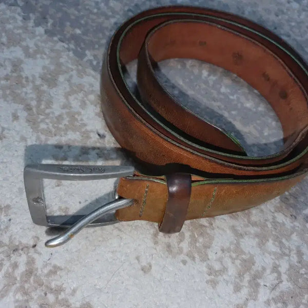 [BUNJANG] Paul Smith Original Brown Full Grain Leather Belt / [영국제조/정품] 폴스미스 오리지널 브라운 통가죽 벨트 (32~38인치 추천)