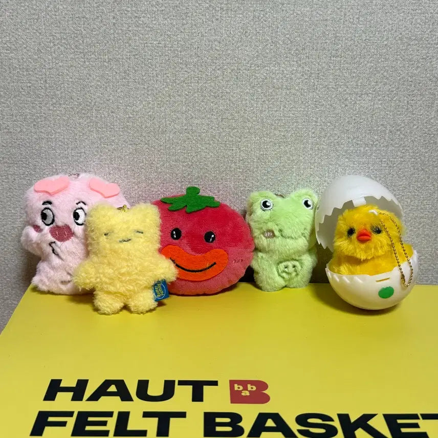 [BUNJANG] Character Keychain 5-Piece Bundle Set / 일괄) 캐릭터 키링 5종 세트