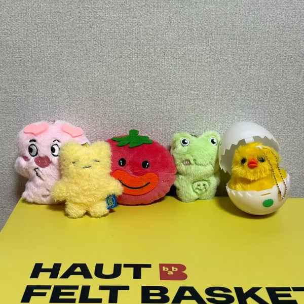 [BUNJANG] Character Keychain 5-Piece Bundle Set / 일괄) 캐릭터 키링 5종 세트