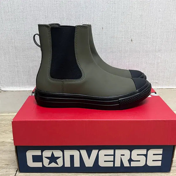 [BUNJANG] Converse Rain Boots Olive / 컨버스 레인 부츠 장화