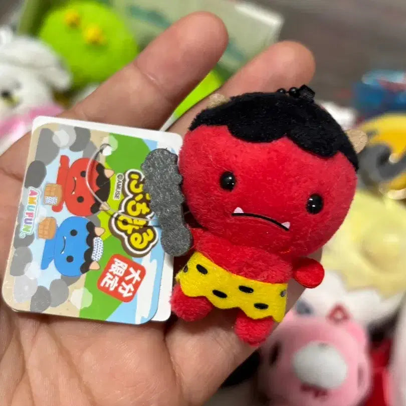 [BUNJANG] Japanese Oni Mini Doll Keyring / 일본 도깨비 미니 인형 키링