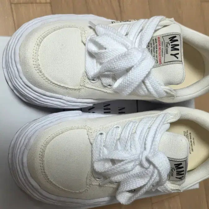 [BUNJANG] Mihara Yasuhiro Oliver Canvas White Size 41 / 미하라야스히로 올리버 캔버스 화이트 41사이즈