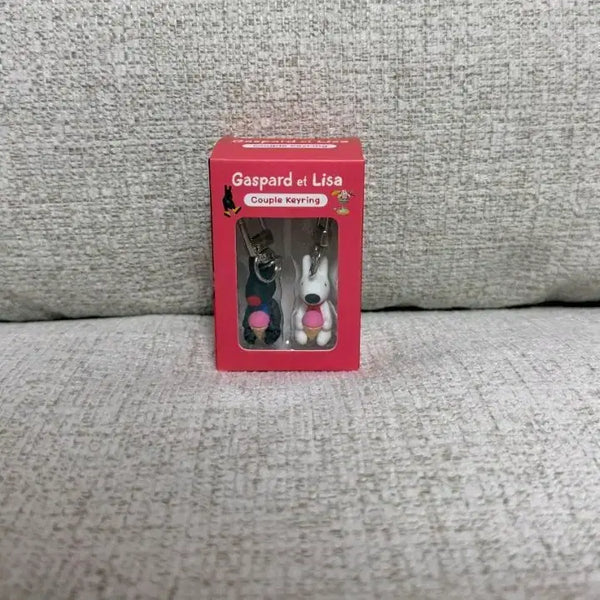 [BUNJANG] Gaspard et Lisa Couple Keyring / 정품 가스파드 앤 리사 커플 키링