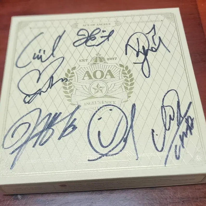 [BUNJANG] AOA Angels' Knock Album Signed / AOA 엔젤스노크 앨범 친필 싸인
