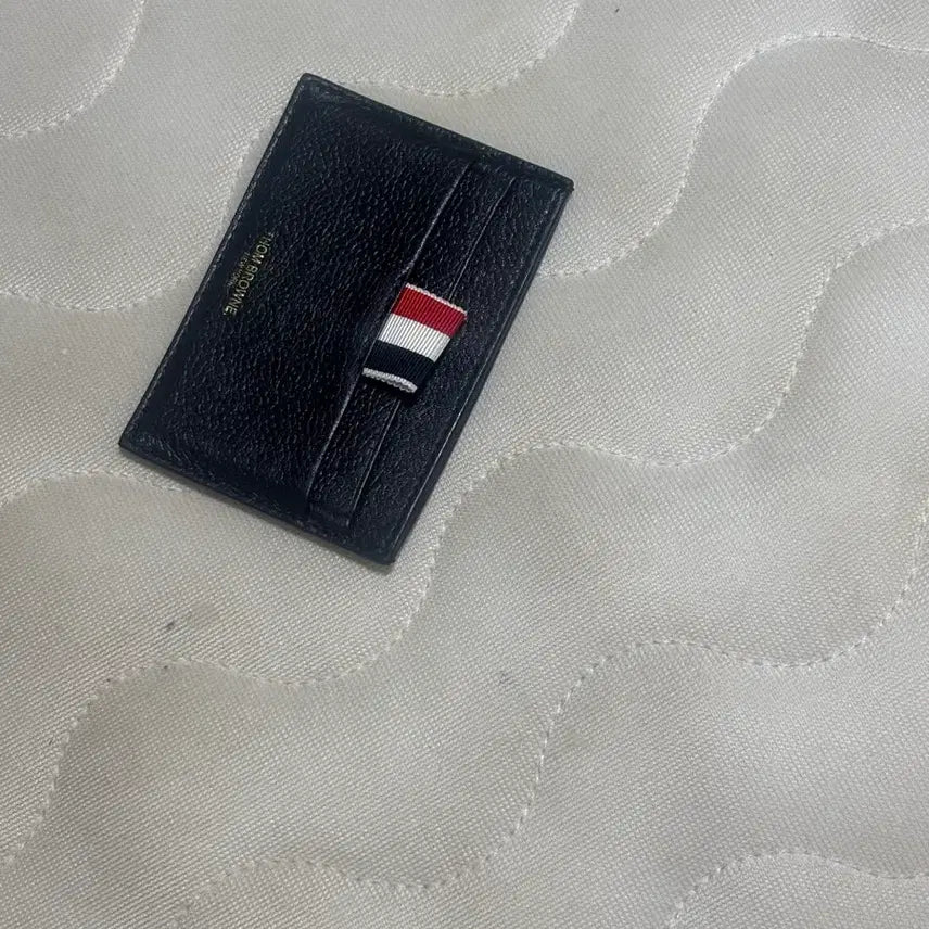 [BUNJANG] Thom Browne Black Card Holder / 톰브라운 카드 지갑 블랙