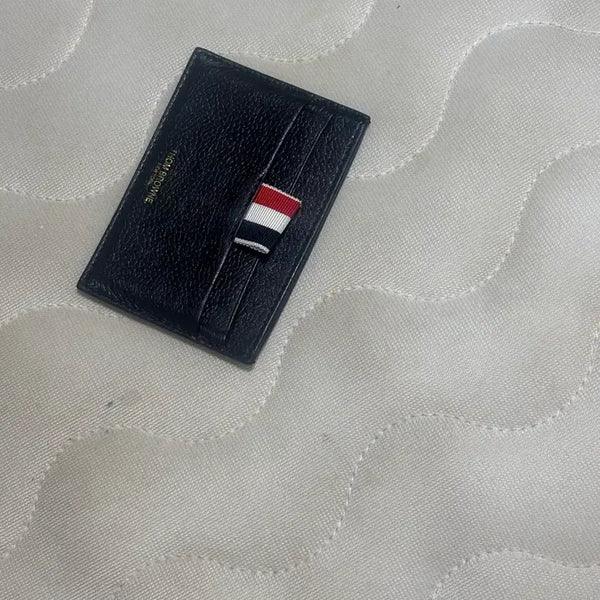 [BUNJANG] Thom Browne Black Card Holder / 톰브라운 카드 지갑 블랙