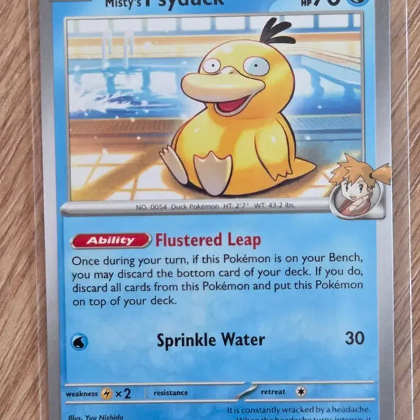 [BUNJANG] Pokemon Misty's Psyduck DRI EN 045/182 North American Edition with Character Logo / [북미판] 포켓몬 카드 이슬이의 고라파덕 (DRI EN 045/182) 캐릭터 로고 소장용