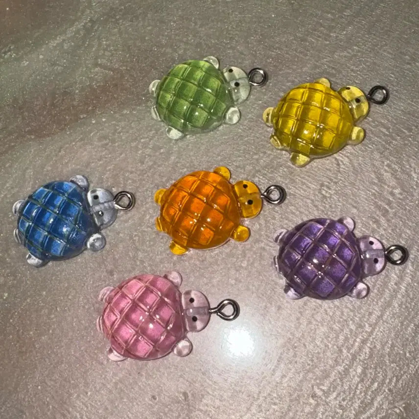[BUNJANG] Transparent Turtle Keychain / 투명 거북이 키링