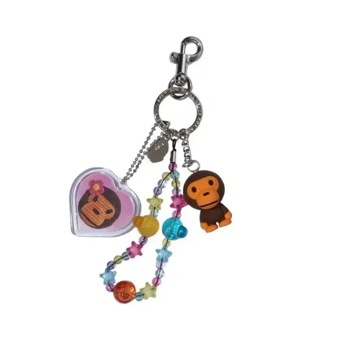 [BUNJANG] BAPE Genuine Baby Milo Keychain Multi Color / 베이프 정품 베이비 마일로 키링
