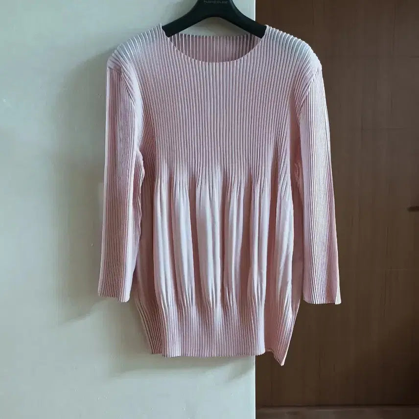 [BUNJANG] Pleated Blouse - Pink, Free Size / 새옷)플리츠  핑크 블라우스 free