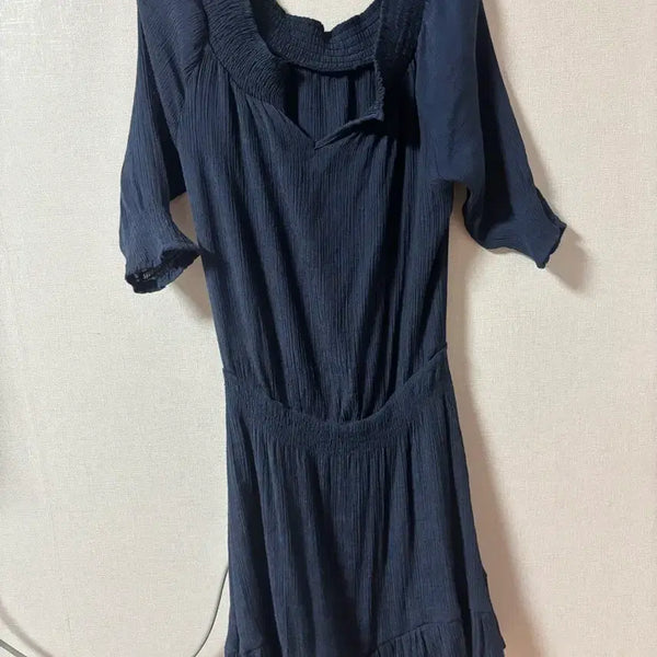[BUNJANG] Pleated Detail Dress / 네이버 플리츠 원피스