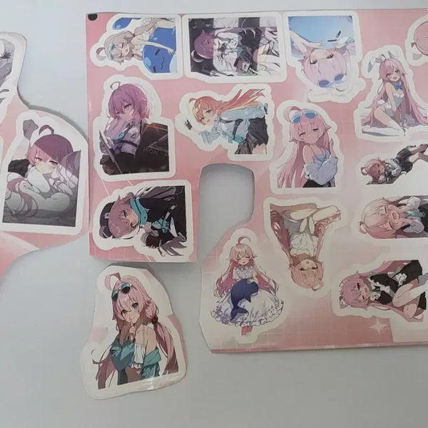 [BUNJANG] Blue Archive Hoshino Die-cut Sticker Bundle Set / [일괄] 블루아카이브 호시노 칼선 스티커 일괄 판매합니다!