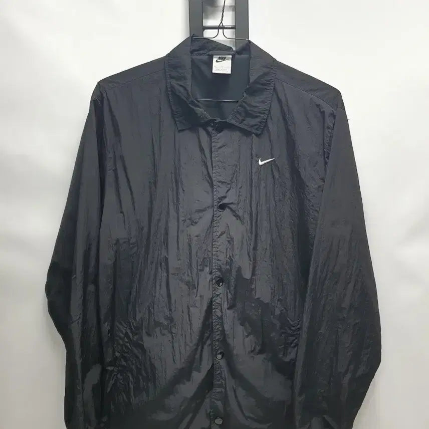 [BUNJANG] Nike Woven Coach Jacket Black XL / 나이키 코치 자켓 바람막이 우븐 자켓 블랙 xl