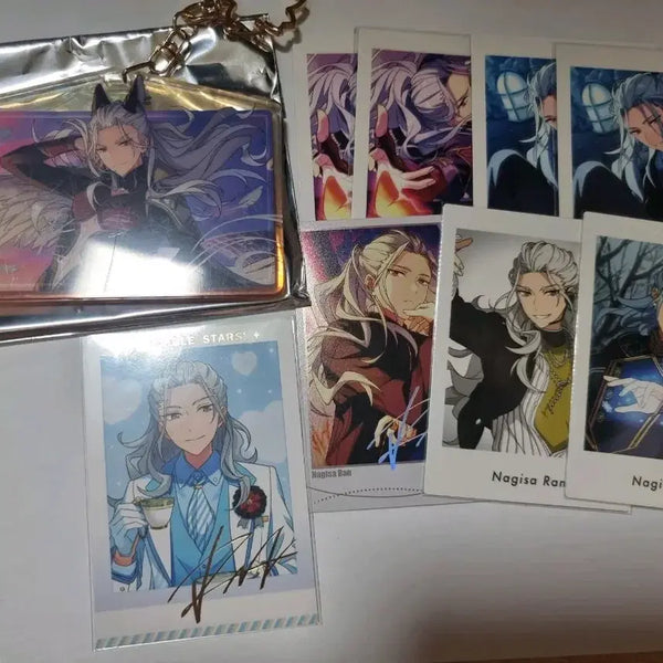 [BUNJANG] Ensemble Stars Nagisa Ran Acrylic Keyring & PASHACard Bundle Set / 앙스타 란 나기사 아크릴 키링 파샤 일괄