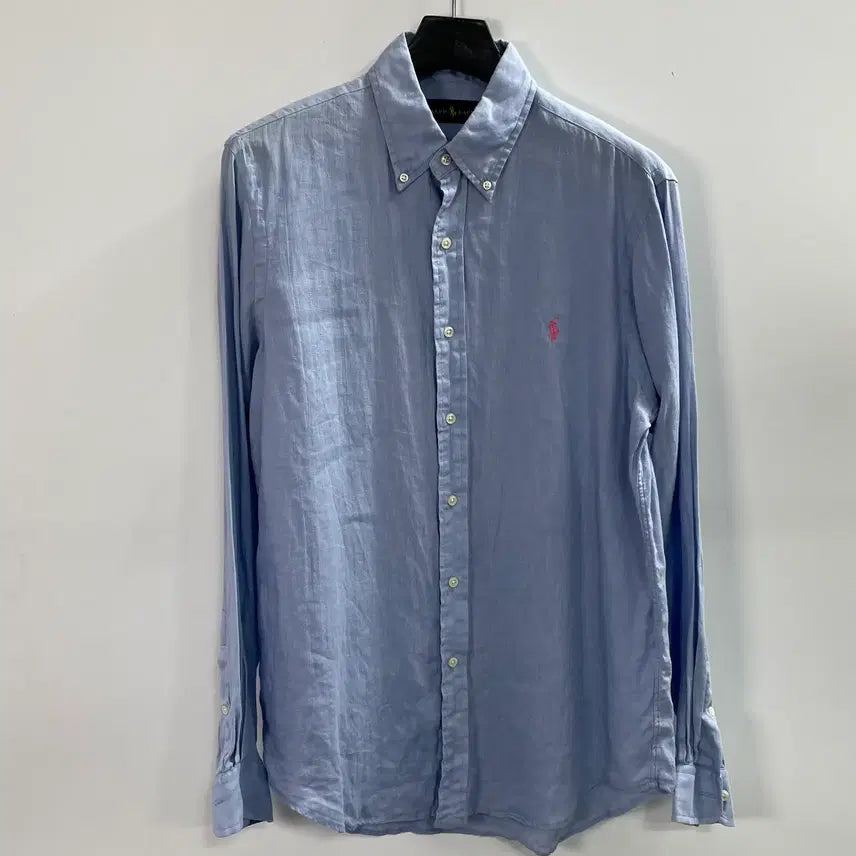 [BUNJANG] Polo Ralph Lauren Sky Blue Linen Shirt / 폴로 랄프로렌 스카이블루 린넨 셔츠 (on.1306)