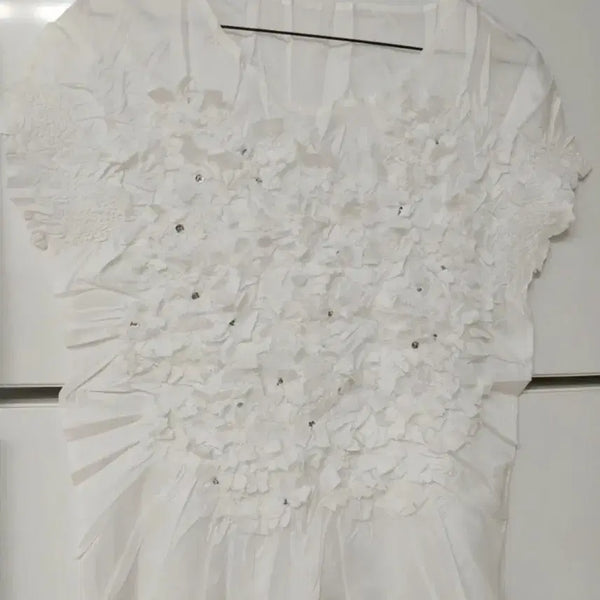 [BUNJANG] Spicyo Pleated Blouse / 스피치오플리츠 블라우스