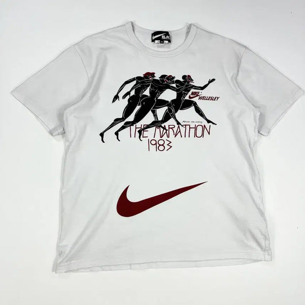 [BUNJANG] Comme des Garçons Black x Nike Marathon Short Sleeve T-shirt XL / (XL) 꼼데가르송 블랙 x 나이키 마라톤 숏 슬리브 반팔티