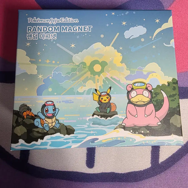 [BUNJANG] Pokemon Jeju Edition Random Magnet Box (Sealed) / 한국) 포켓몬 랜덤 마그넷 제주 에디션 미개봉 1박스