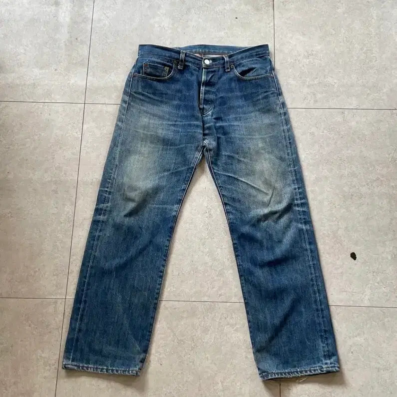 [BUNJANG] Levi's 501 Big E Tab Selvedge Jeans (34/32) / [34/32] 리바이스 501 USA big E탭 셀비지진 바지