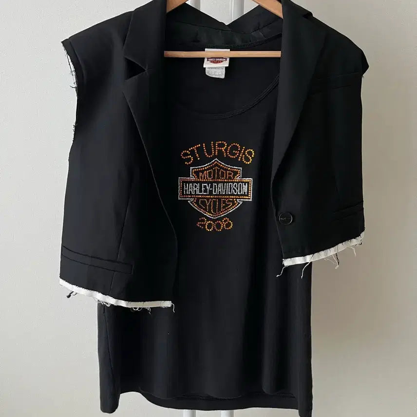 [BUNJANG] Harley-Davidson Original Sleeveless Top Cotton / 할리데이비슨 오리지널 슬리브리스 탑