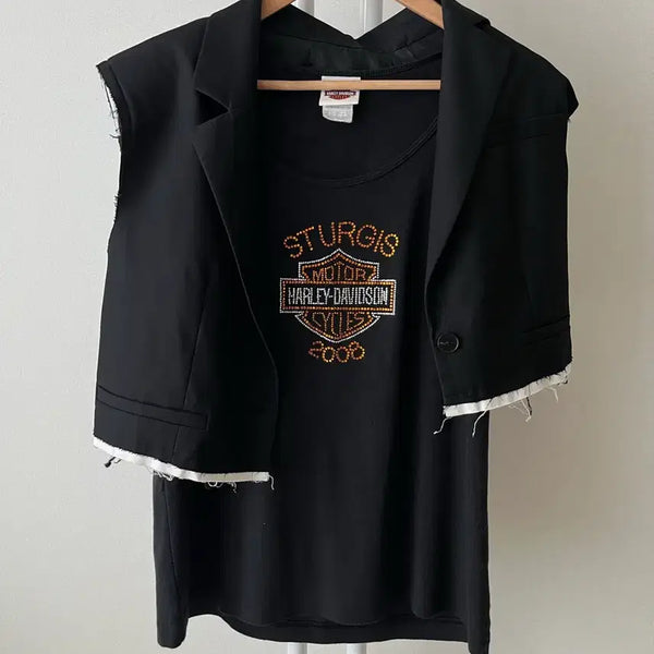 [BUNJANG] Harley-Davidson Original Sleeveless Top Cotton / 할리데이비슨 오리지널 슬리브리스 탑