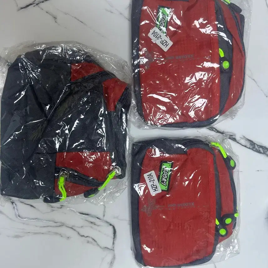 [BUNJANG] Sports Waist Bag Set (3 Pieces) / 스포츠 허리 가방 3개 세트
