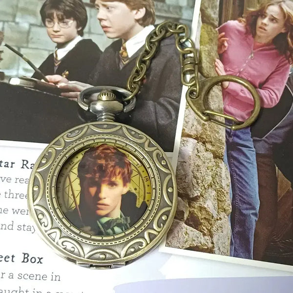 [BUNJANG] Fantastic Beasts Newt Scamander Pocket Watch Keychain / 신비한 동물사전 뉴트 스캐맨더 회중 키링 쿠지 해리포터