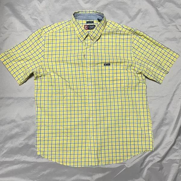 [BUNJANG] Chaps Ralph Lauren Checkered Short Sleeve Shirt XL / 챕스 랄프로첸 반팔 체크 셔츠 XL