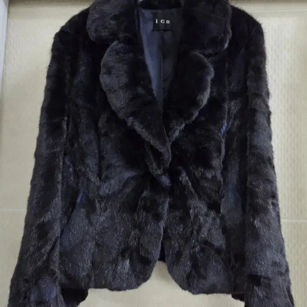 [BUNJANG] ICB Mink Flare Sleeve Jacket / ICB 소매 플레어  밍크 자켓