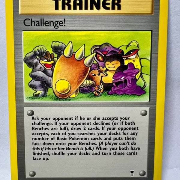 [BUNJANG] Rare 2002 Pokemon "Challenger" Legendary Edition Trading Card - North American / 초희소) 잠만보 시라소몬 괴력몬 질뻐기 아보크 우츠보트 포켓몬 포켓몬스터 초기 북미 전설판 도전 카드