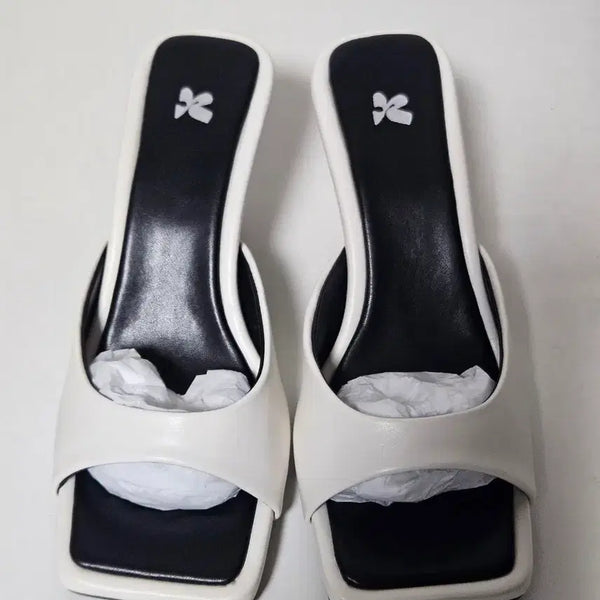 [BUNJANG] Kang Sisters Ribbon Mules / 강자매 리본뮬