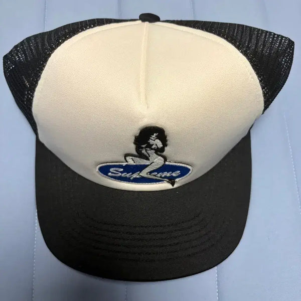 [BUNJANG] Supreme Pin-Up Girl Mesh Trucker Cap Black / 슈프림 핀업걸 메쉬캡 트러커캡 블랙