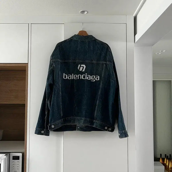 [BUNJANG] Balenciaga Back Logo Jacket Size 40 / 발렌시아가 백로고 자켓 40