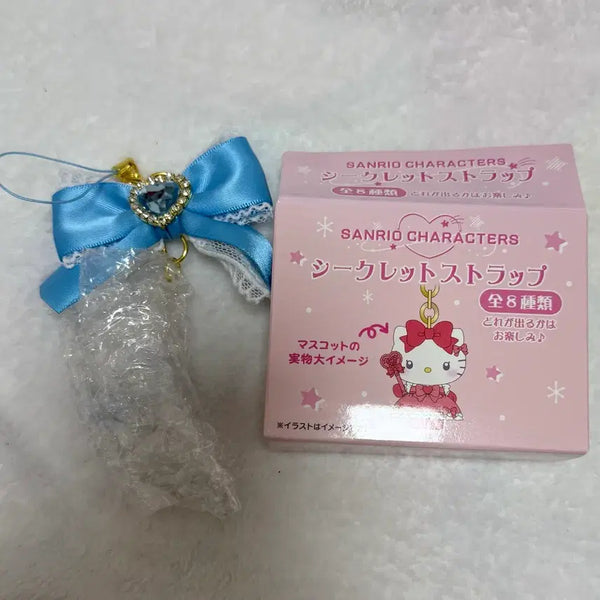 [BUNJANG] Sanrio Characters Cinnamoroll Mascot Keychain Strap / 산리오 캐릭터즈 정품 시크릿 스트랩 시나모롤 마스코트 키링