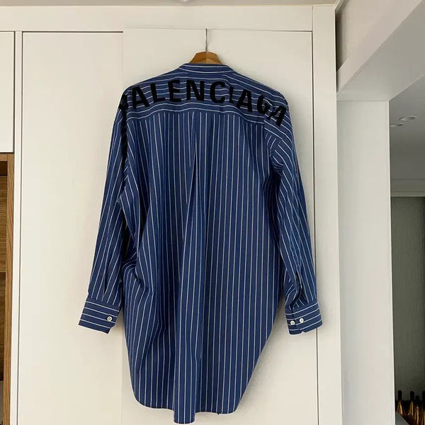 [BUNJANG] Balenciaga Back Logo Shirt Size 34 / 발렌시아가 백로고 셔츠 34