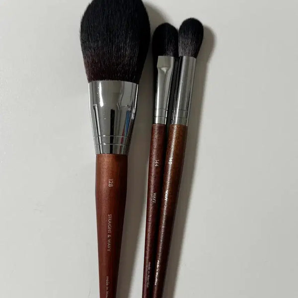 [BUNJANG] Make Up For Ever Brush Set (128, 140, 144) / 새것 메이크업포에버 파우더 블러셔 하이라이터 브러쉬 128 140 144