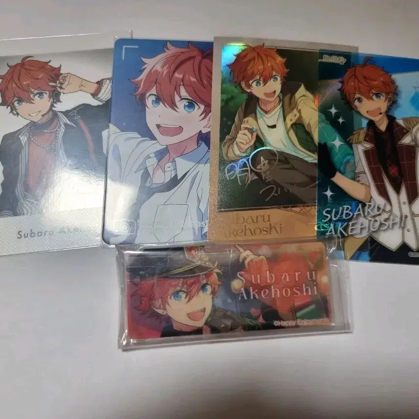 [BUNJANG] Ensemble Stars Akahoshi Subaru Name Tag Bundle Set / 앙스타 아케호시 스바루 파샤 명찰 일괄