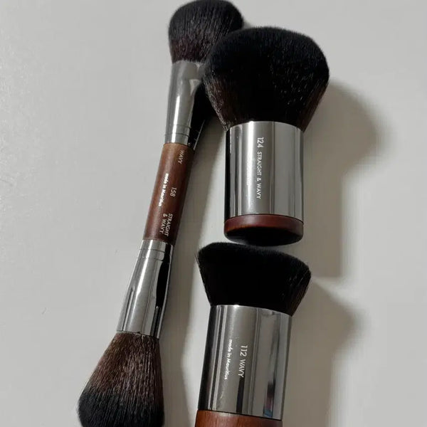 [BUNJANG] Make Up For Ever Kabuki Brush Set (112, 124, 158) / 새상품 메이크업 포에버 가부키 듀얼 브러쉬 112 124 158 일괄