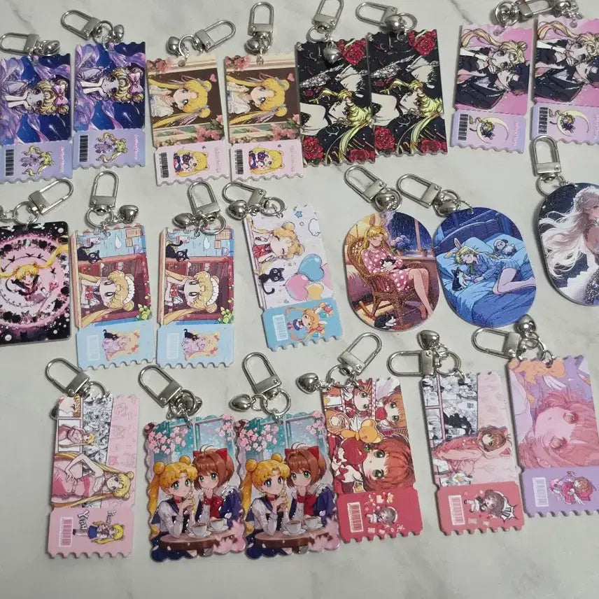 [BUNJANG] Sailor Moon Acrylic Keyring / 세일러문 아크릴 키링 (개당 1500