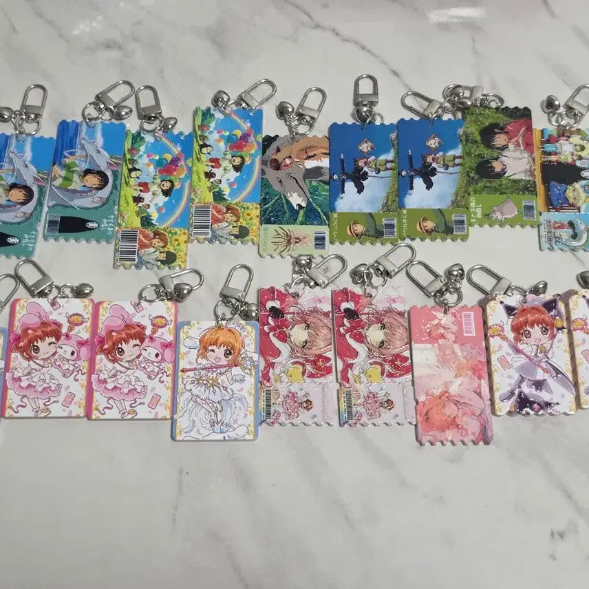 [BUNJANG] Studio Ghibli Cherry Acrylic Keyring / 지브리 체리 아크릴 키링 (개당 1500