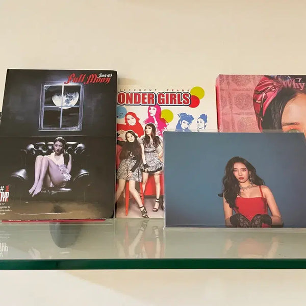 [BUNJANG] Wonder Girls Sunmi Full Moon Album & Postcard Set / 원더걸스 선미 보름달 앨범 및 포토엽서
