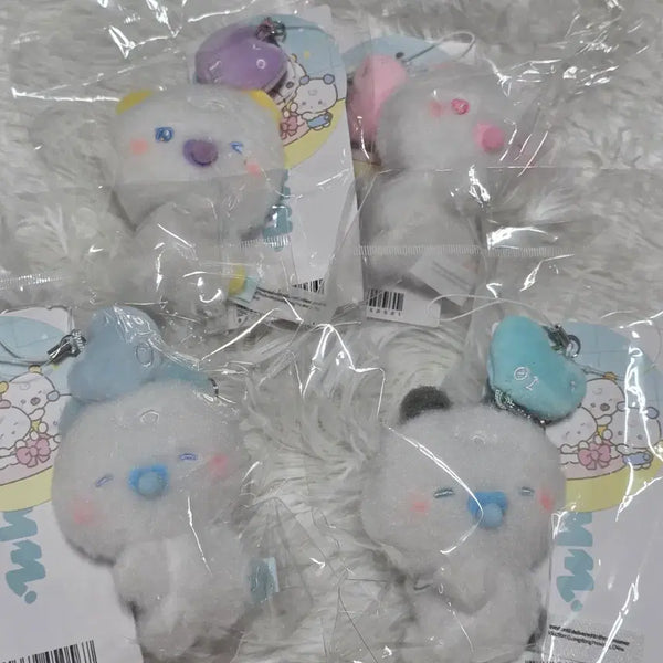 [BUNJANG] PLAVE x LINE FRIENDS Baby Mmemimoo Mobile Charm Keychain / 플레이브 라인프렌즈 베이비 므메미무 모바일 참키링