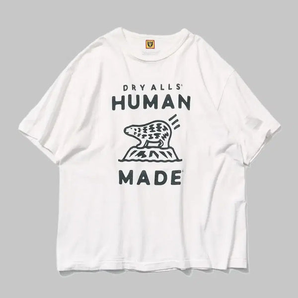 [BUNJANG] Human Made Polar Bear Cotton Slub T-Shirt / 휴먼메이드 폴라 베어 티셔츠