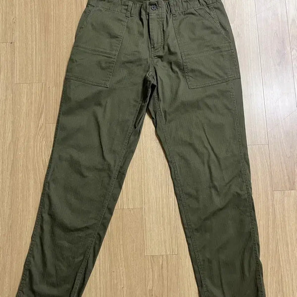 [BUNJANG] Tate Men's Olive Fatigue Pants (Size 32) / 테이트 남성 퍼티그 팬츠