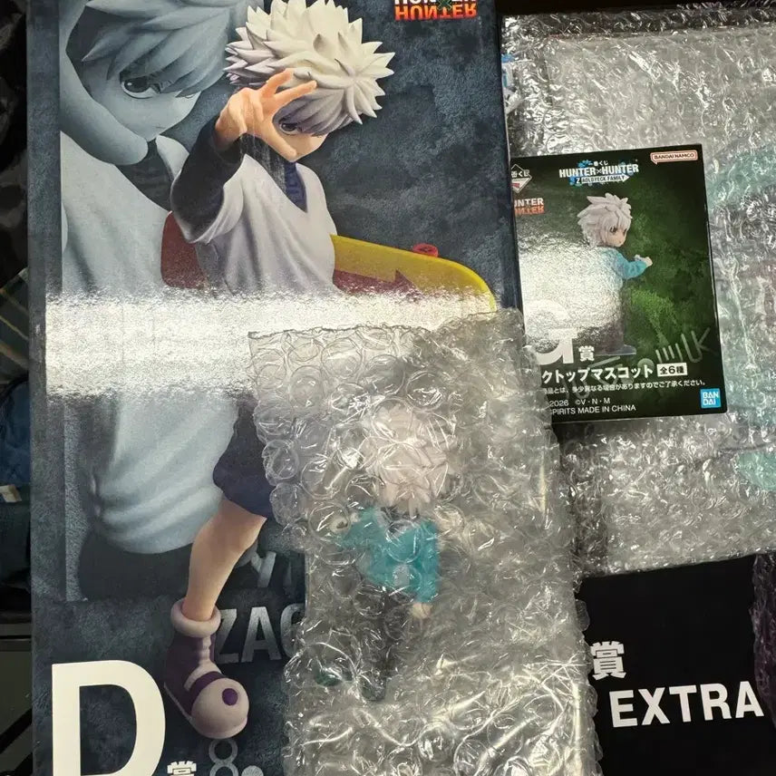 [BUNJANG] Ichiban Kuji Hunter x Hunter Zoldyck Family Kirua D Prize & G Prize Set (Sealed) / 미개봉) 제일복권 헌터헌터 조르딕 가문 D상 & G상 키르아 세트