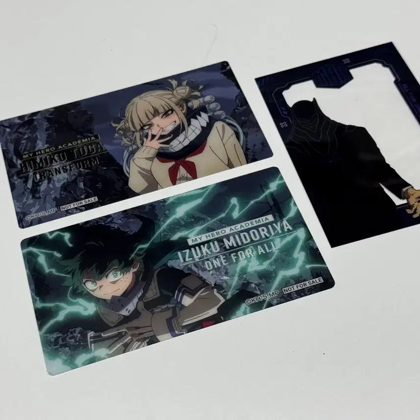 [BUNJANG] My Hero Academia Collaboration Cafe Clear Card Bundle Set / (일괄)나히아 히로아카 콜라보카페 특전 클리어카드